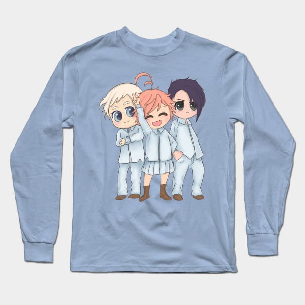 the promised neverland Long Sleeve T-Shirt by CrazyLife